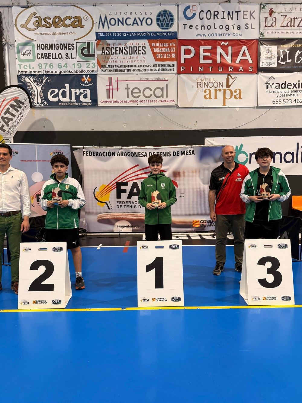 El Polideportivo Municipal de Tarazona fue el escenario del II Torneo Challenger Junior Norte 24/25